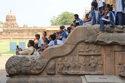 Chola Temple at Thanjavur, India